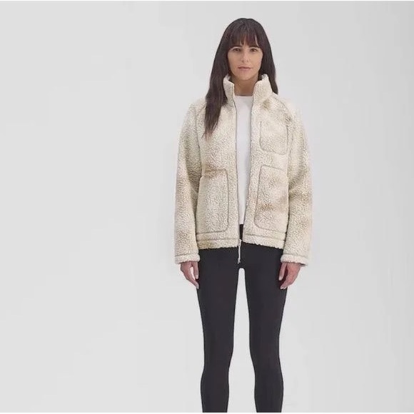 THE NORTH FACE Printed Ridge Fleece Zip Up In Flax Cloudy Dye Print - Picture 2 of 4